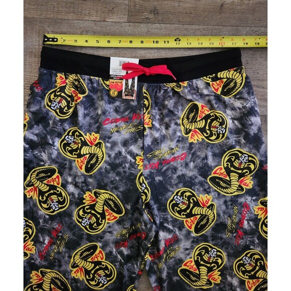 COBRA KAI Logo Performance Fabric Jogger Lounge Pajama Pants Mens XL *NWT* - Picture 5 of 5
